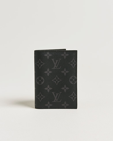 Louis Vuitton Pre-Owned Passport Cover Monogram Eclipse