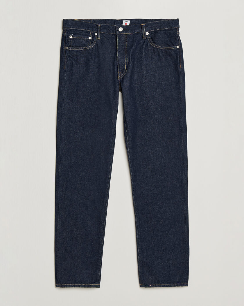 EDWIN Regular Tapered Jeans Blue Rinsed – Blå