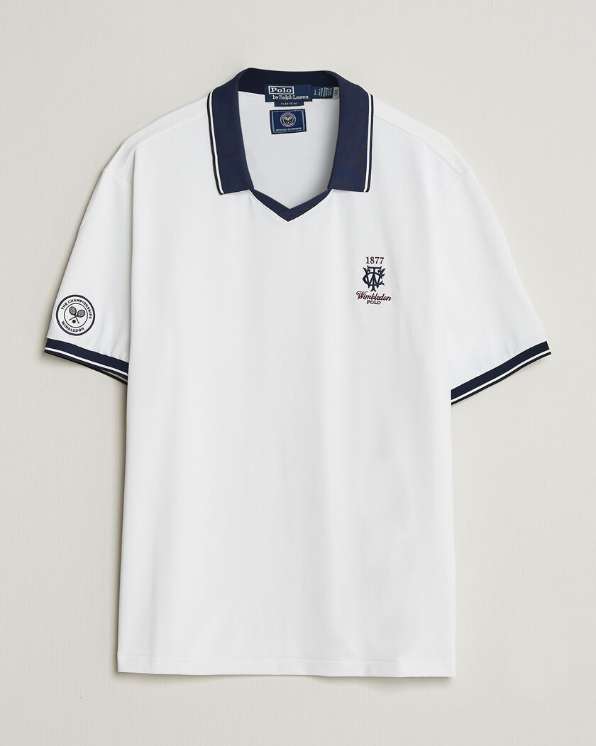 Polo Ralph Lauren Knitted Performance Polo Ceramic White – Vit