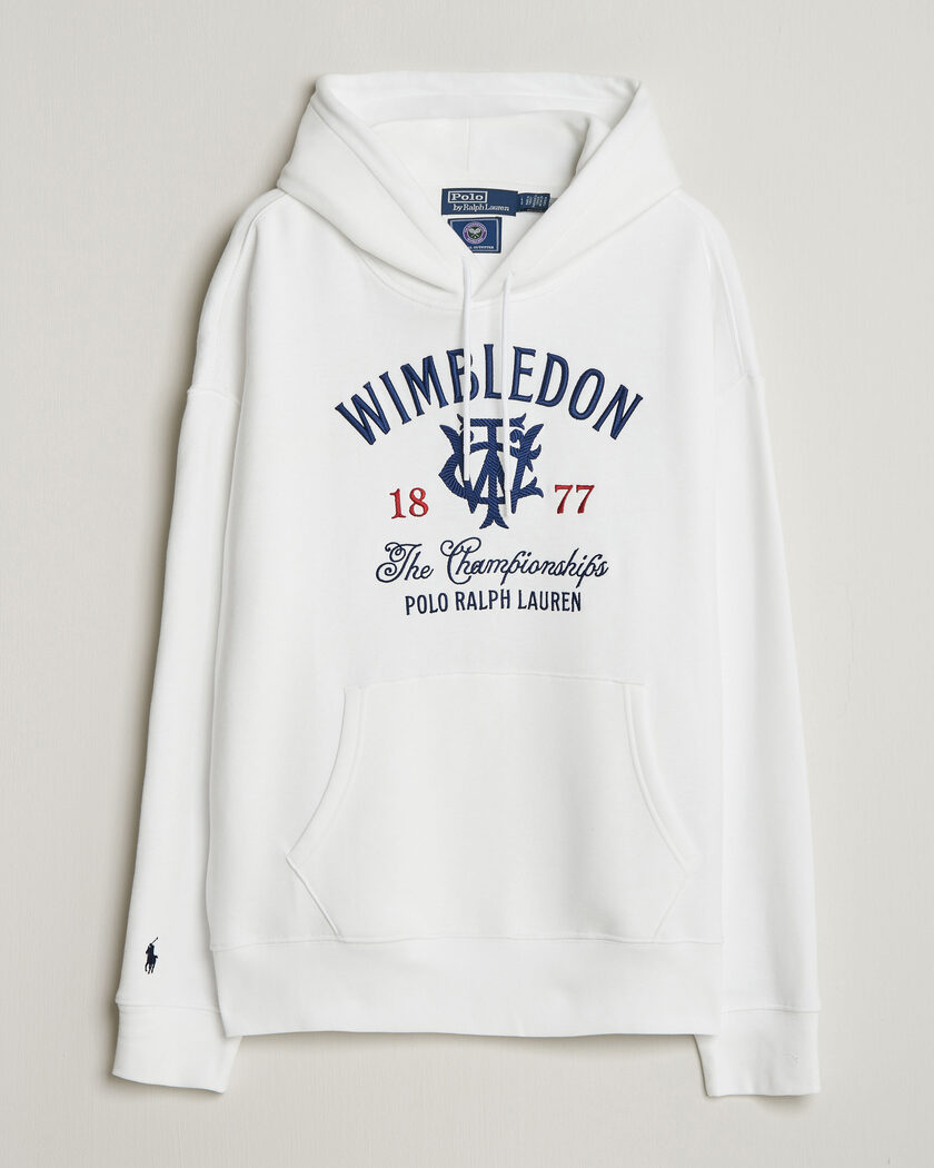 Polo Ralph Lauren Wimbledon Hoodie White – Vit