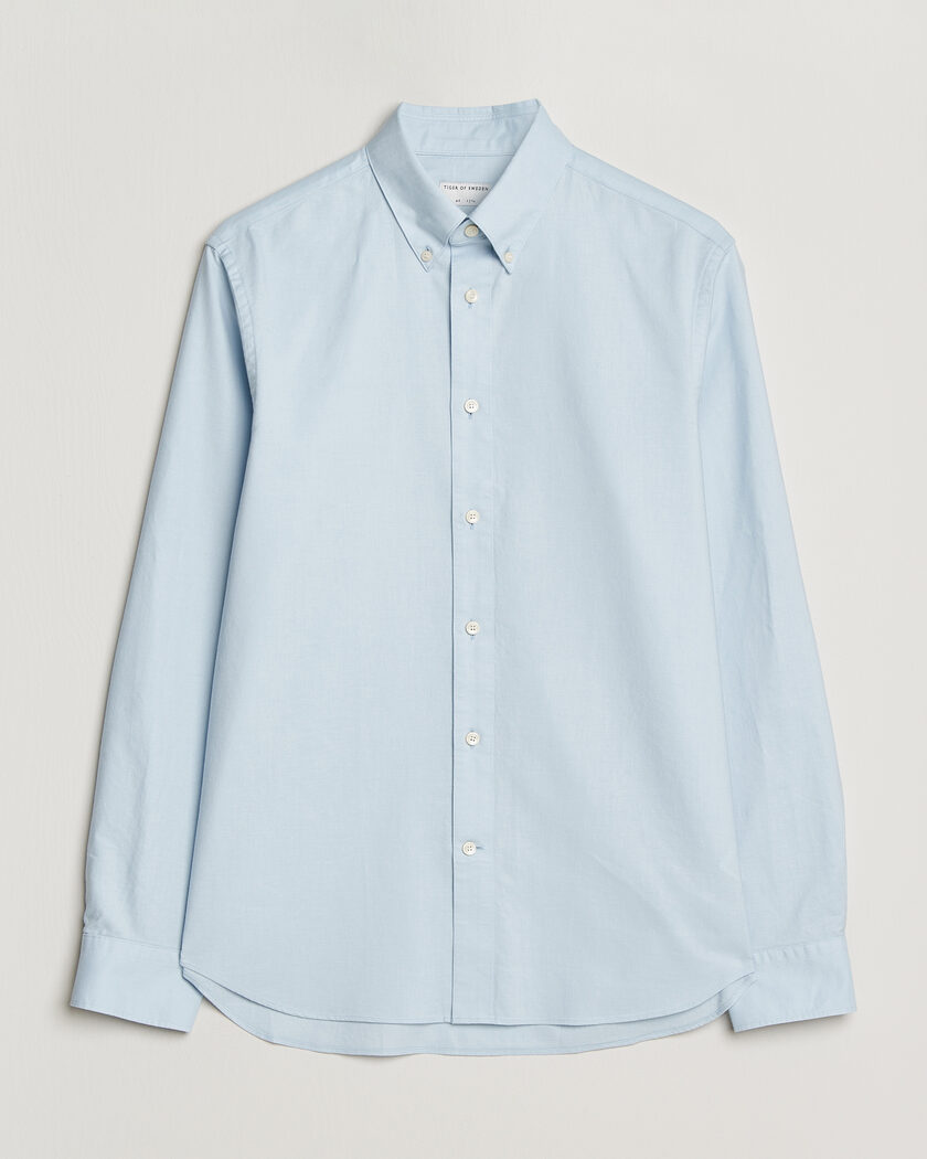 Tiger of Sweden Bjorn Oxford Shirt Light Blue – Blå