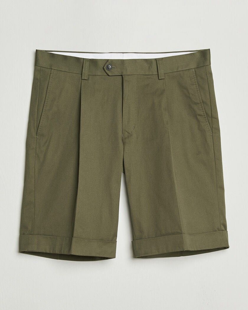 Tiger of Sweden Tenut Cotton Chino Shorts Kalamata Green – Grön