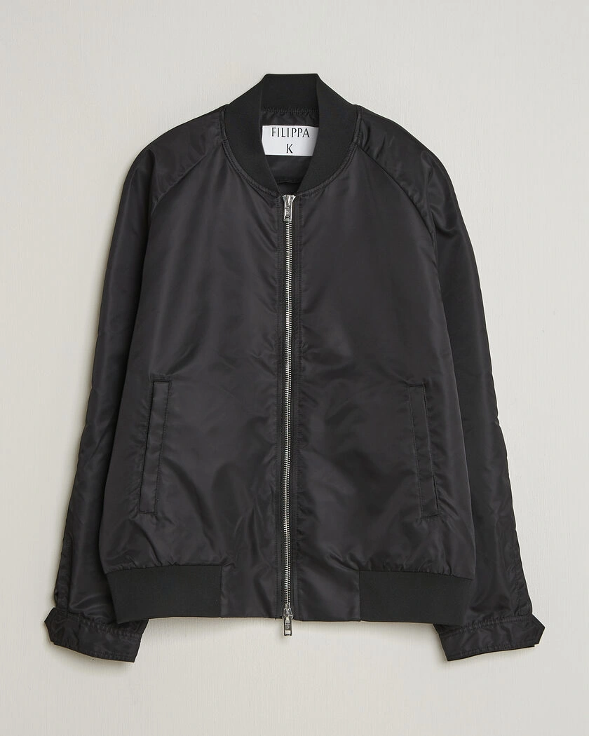 Filippa K Technical Bomber Jacket Black – Svart