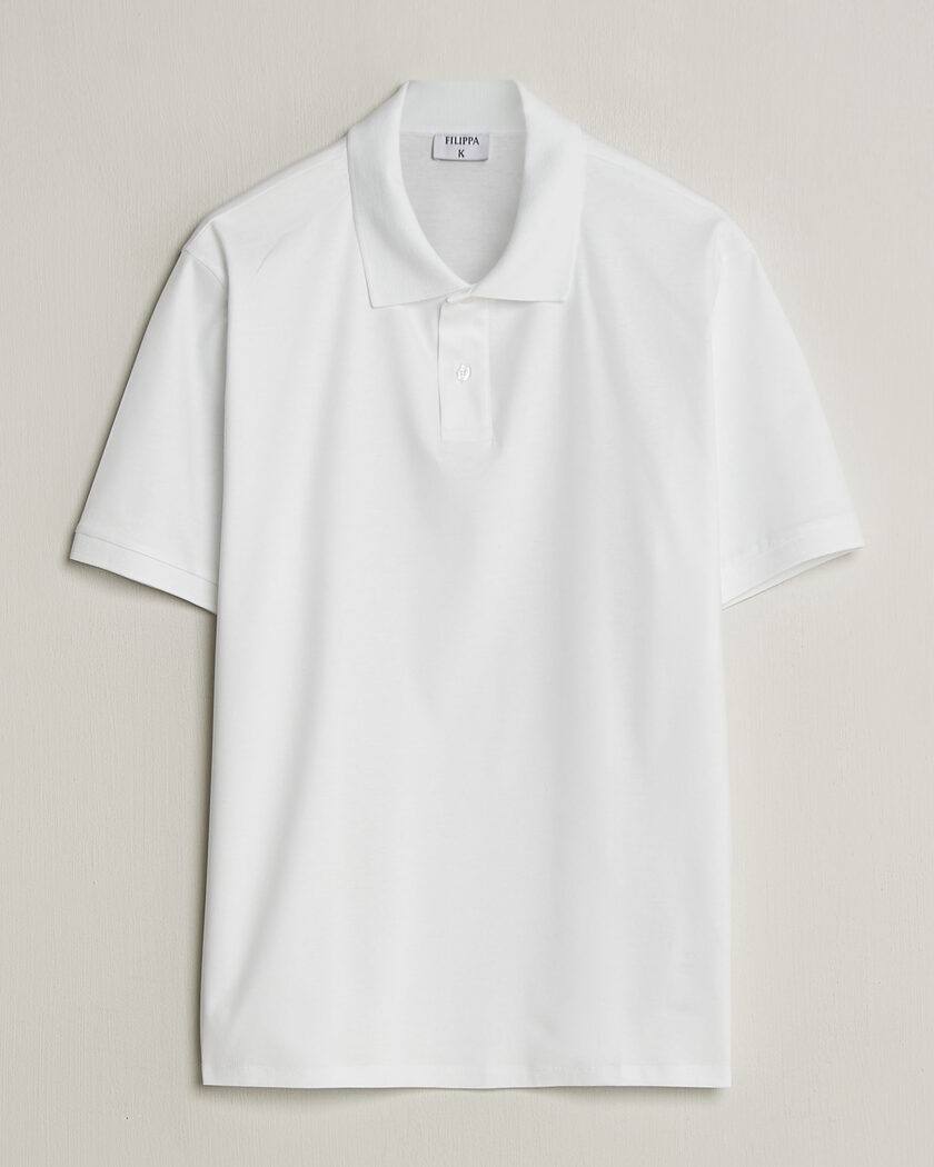 Filippa K Technical Cotton Polo White – Vit