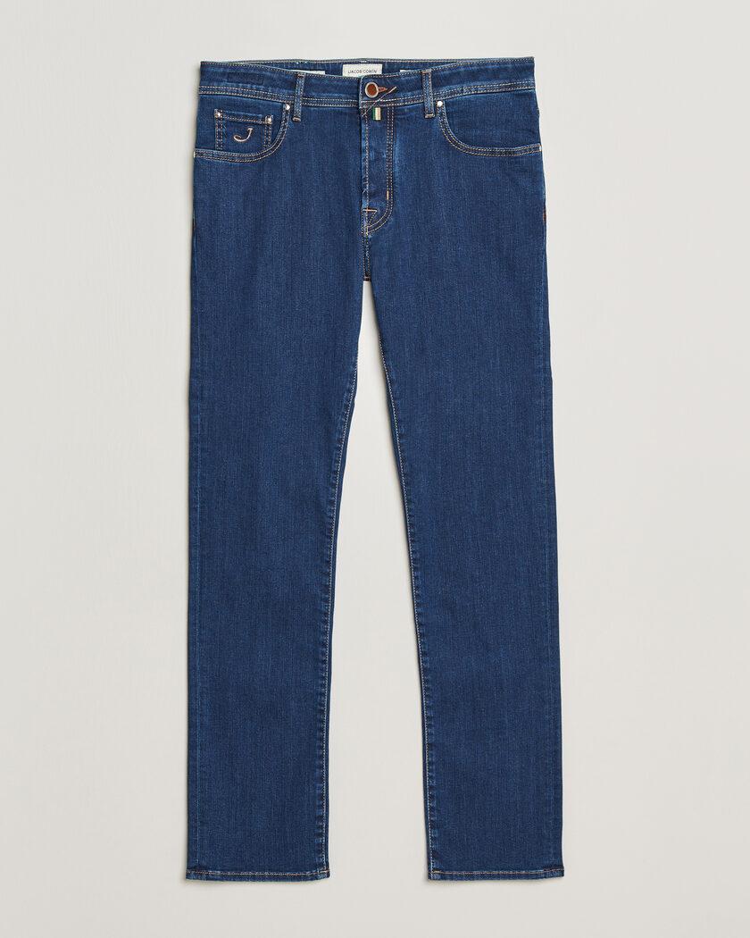 Jacob Cohën Bard Slim Fit Stretch Porsche Patch Jeans Dark Blue – Blå