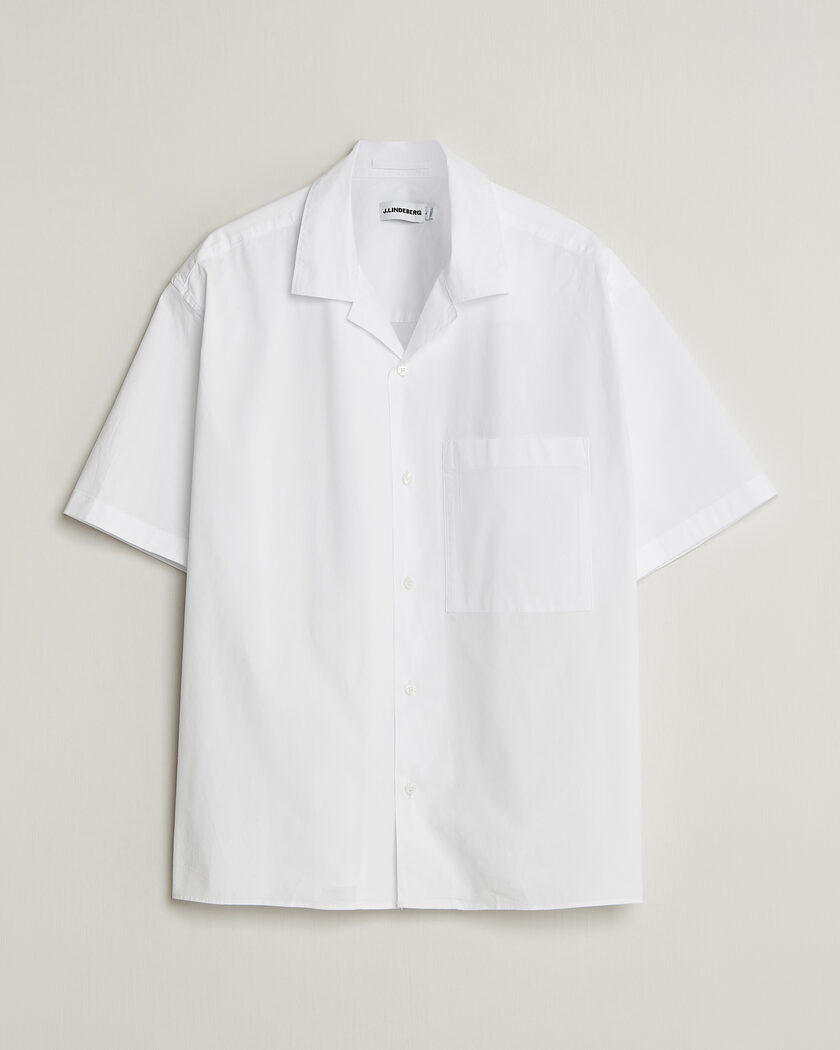 J.Lindeberg Ellis Cotton Resort Shirt White – Vit
