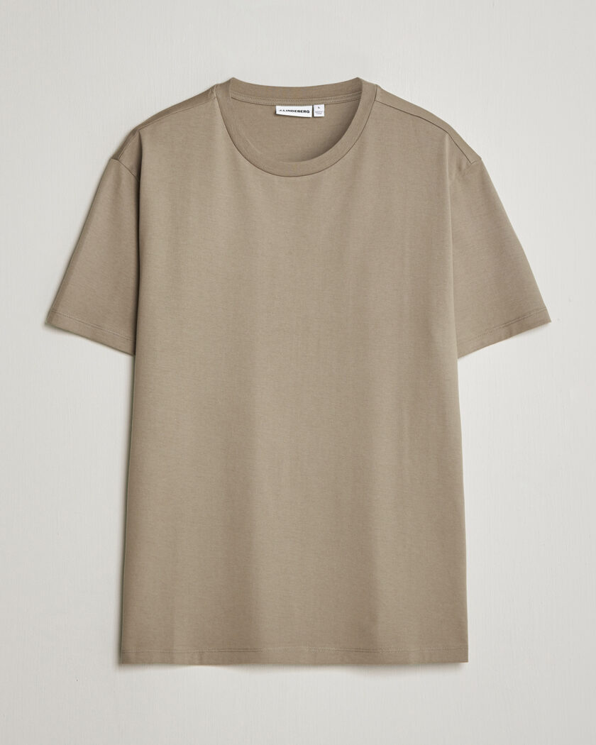 J.Lindeberg Sid Basic T-Shirt Brindle – Grön