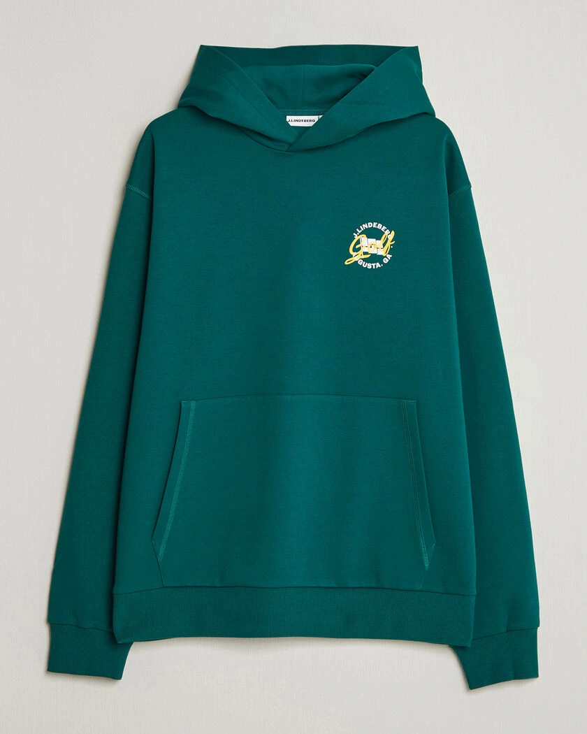 J.Lindeberg Club Masters Tour Hoodie Forest Biome – Grön