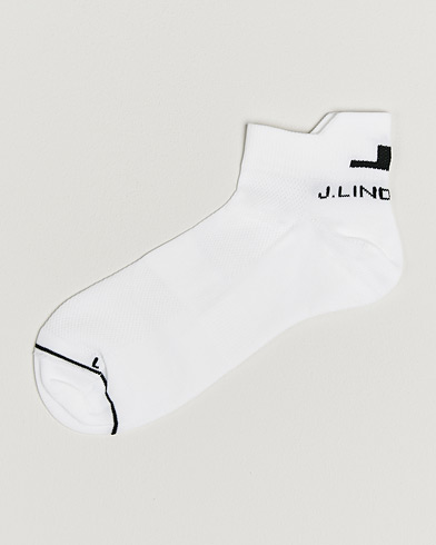 J.Lindeberg Spin Short Golf Sock White – Vit