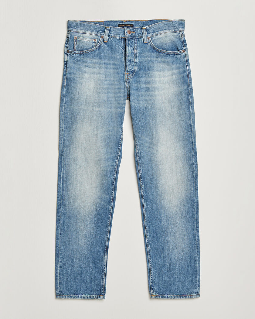  Nudie Jeans Steady Eddie II Jeans Washed Up – Blå