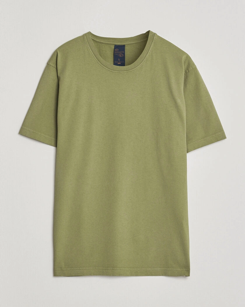 Nudie Jeans Uno Everyday Crew Neck T-Shirt Green – Grön