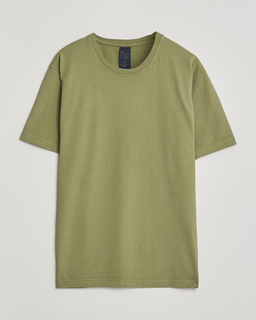 Nudie Jeans Uno Everyday Crew Neck T-Shirt Green – Grön