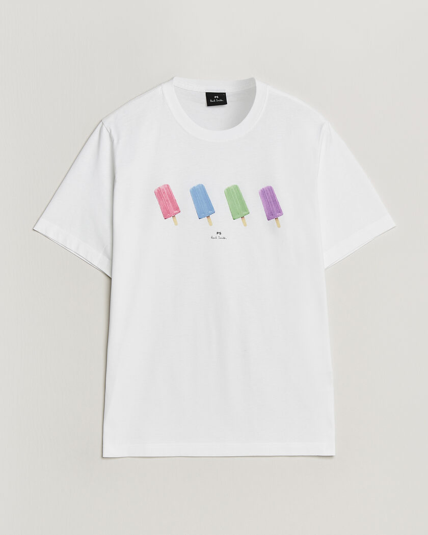 PS Paul Smith Lollies Printed T-Shirt White – Vit