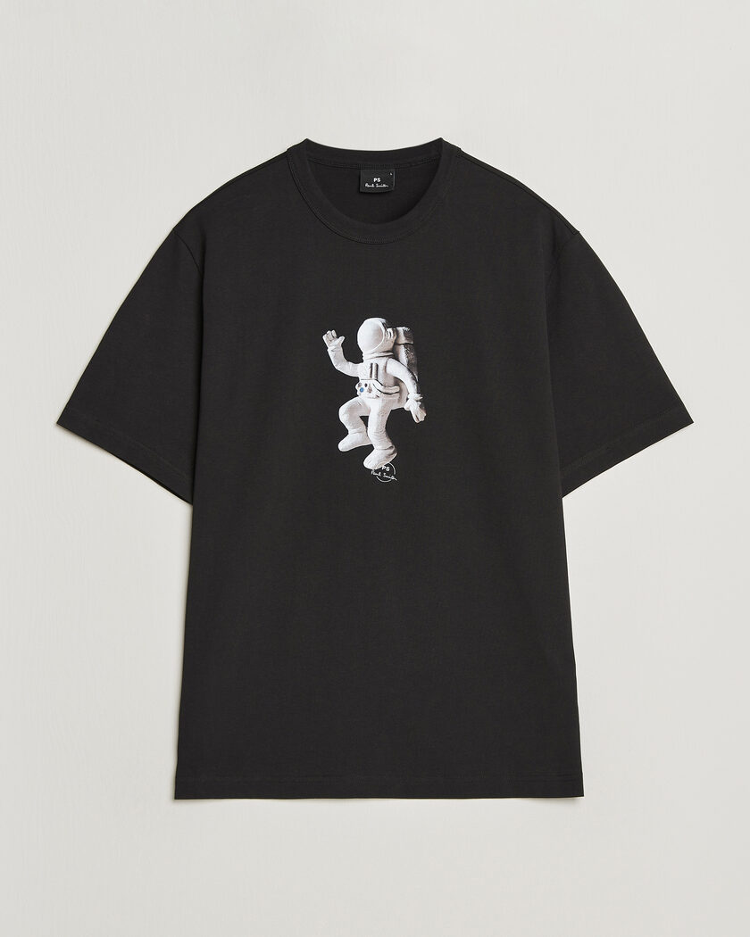 PS Paul Smith Astronaut Printed T-Shirt Black – Svart
