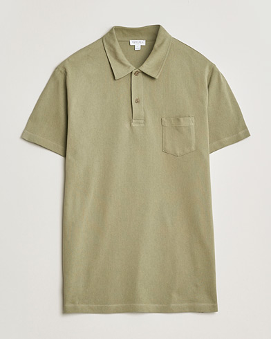 Sunspel Riviera Polo Shirt Pistachio – Grön