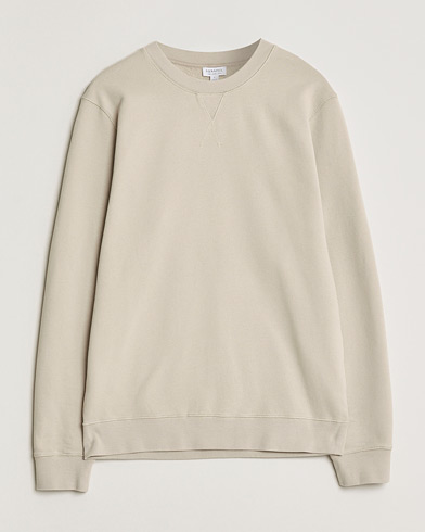 Sunspel Loopback Sweatshirt Hazelwood – Vit