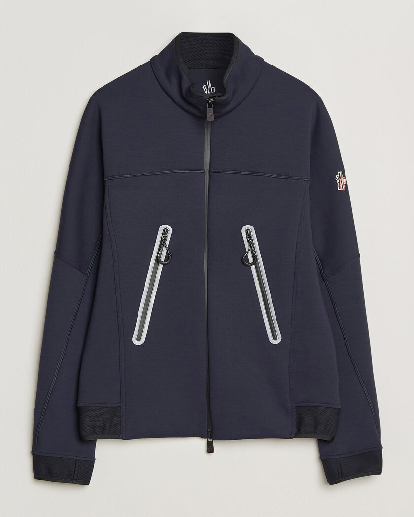 Moncler Grenoble Zip Up Cardigan Navy – Blå