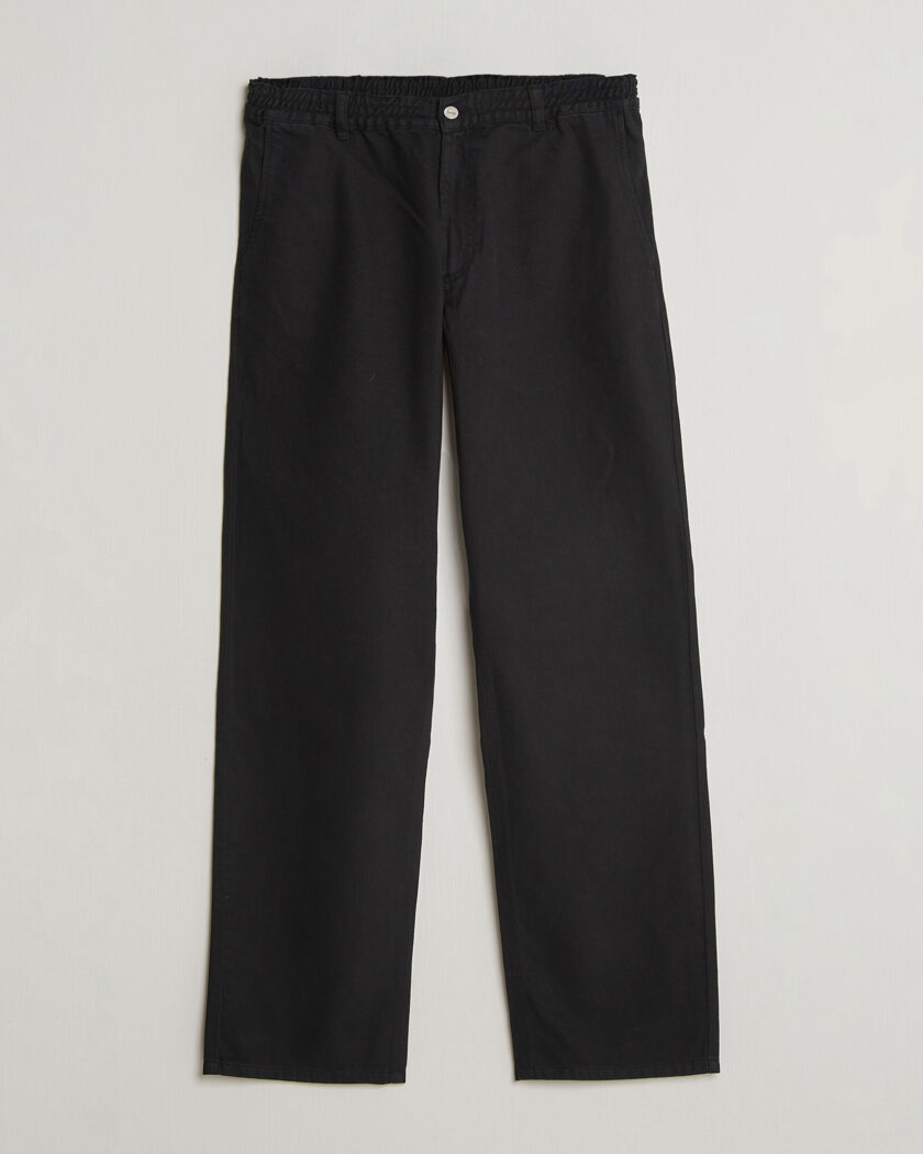 Forét Clay Twill Pants Black – Svart
