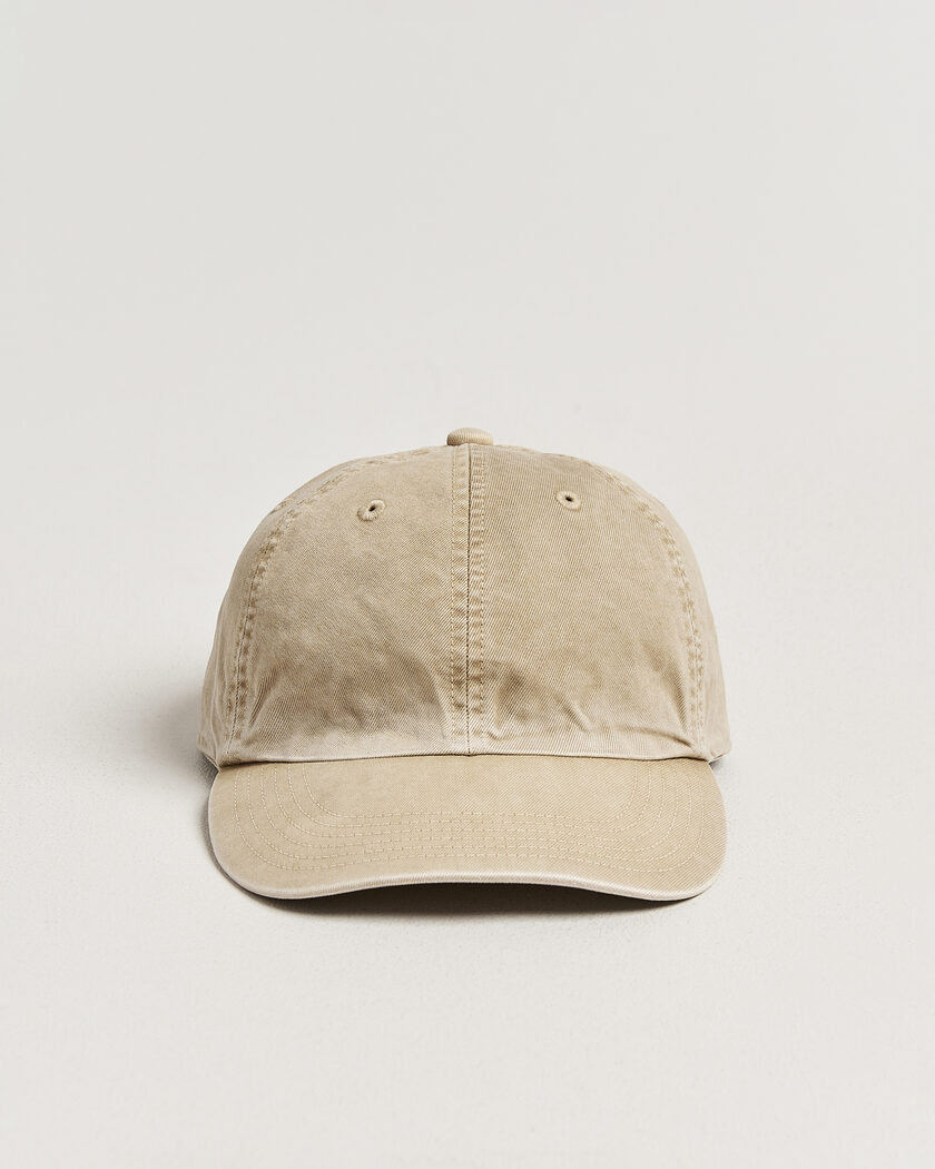 Auralee Garment Dyed Finx Baseball Cap Light Beige – Beige