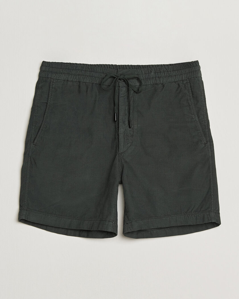 Incotex Baby Corduroy Drawstring Shorts Dark Green – Grön