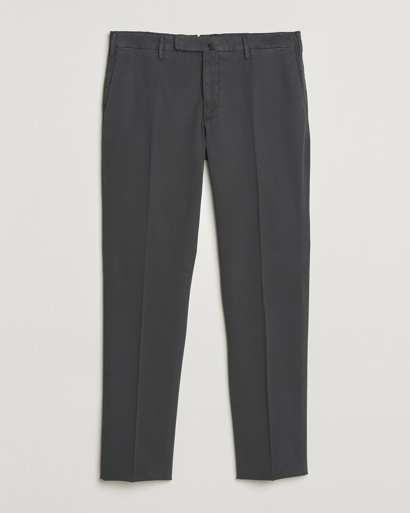 Incotex Slim Fit Comfort Chinos Dark Grey – Grå