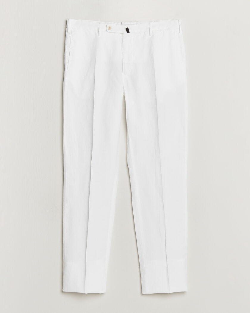Incotex Regular Fit Chinolino Trousers White – Vit