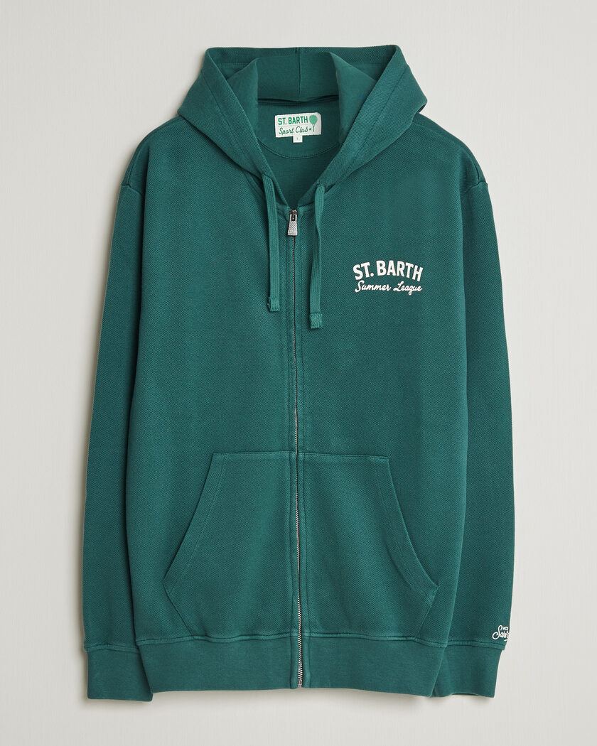 MC2 Saint Barth Back Printed Hoodie Tennis League – Grön
