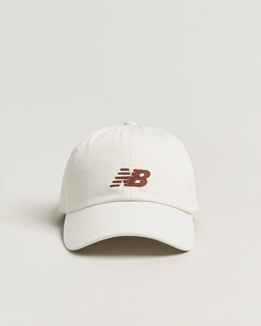 New Balance 6 Panel Logo Cap Sea Salt – Vit