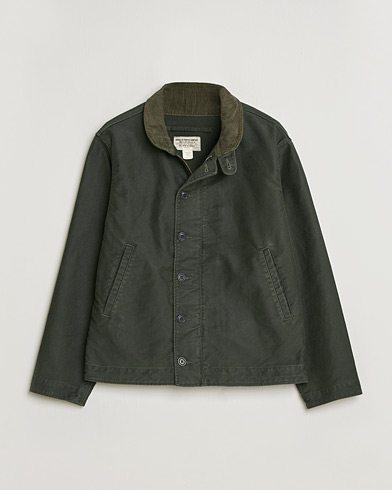 RRL Bower Deck Jacket Vintage Black – Svart