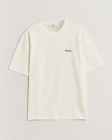 Palmes Stitch T-Shirt Off White – Vit