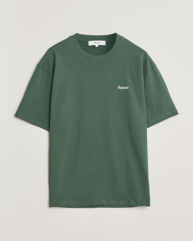 Palmes Stitch T-Shirt Dark Green – Grön