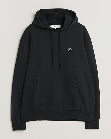 Palmes Stitch Hooded Sweatshirt Black – Svart