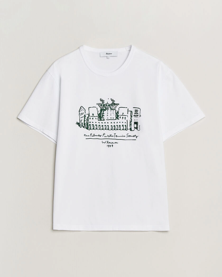 Palmes Public T-Shirt White – Vit