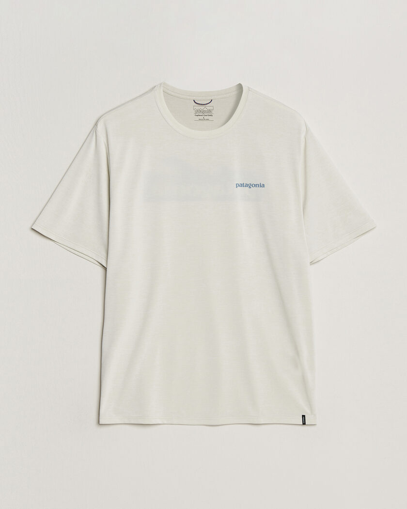 Patagonia Cap Cool Daily Logo T-Shirt Dyno White – Vit