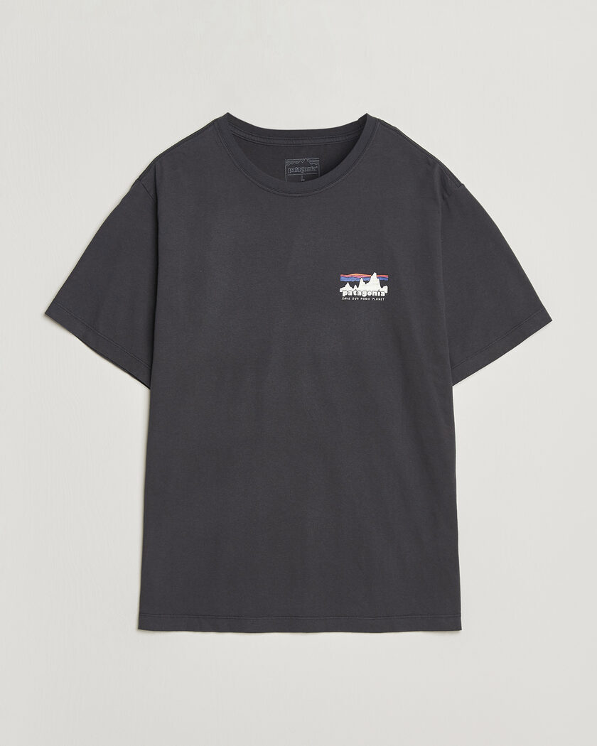 Patagonia 73 Skyline Logo T-Shirt Ink Black – Svart
