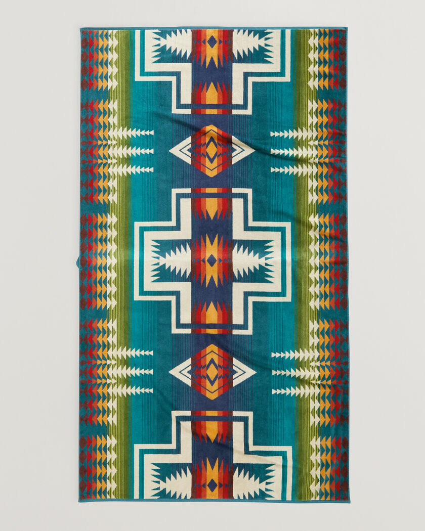 Pendleton Oversized Jacquard Spa Towel Century Harding – Flerfärgad