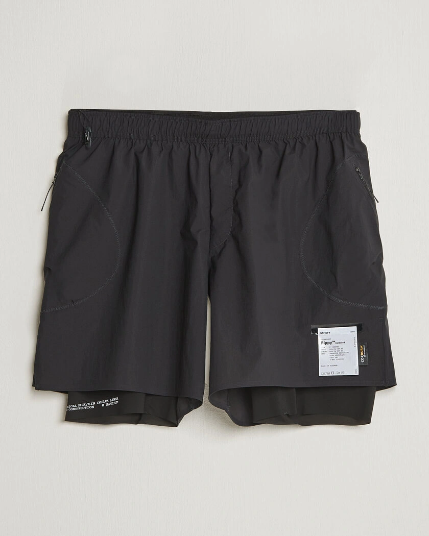 Satisfy Rippy Cordura 5 Inch Shorts Black – Svart