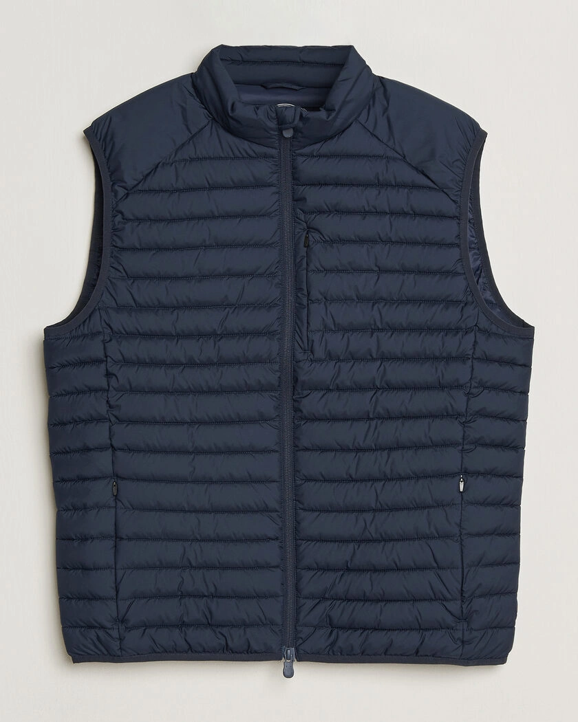 Save The Duck Dave Lightweight Padded Vest Navy Blue – Blå