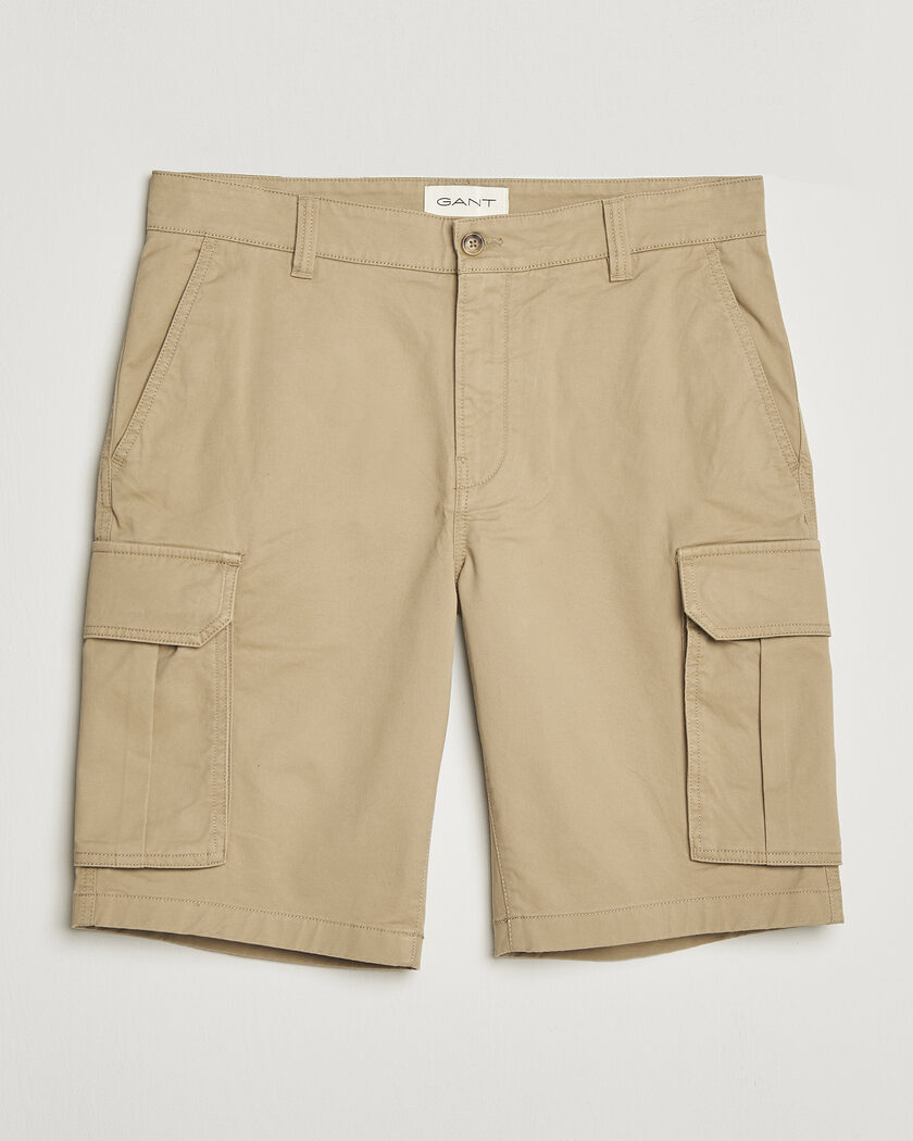 GANT Regular Fit Classic Cargo Shorts Dark Khaki – Beige