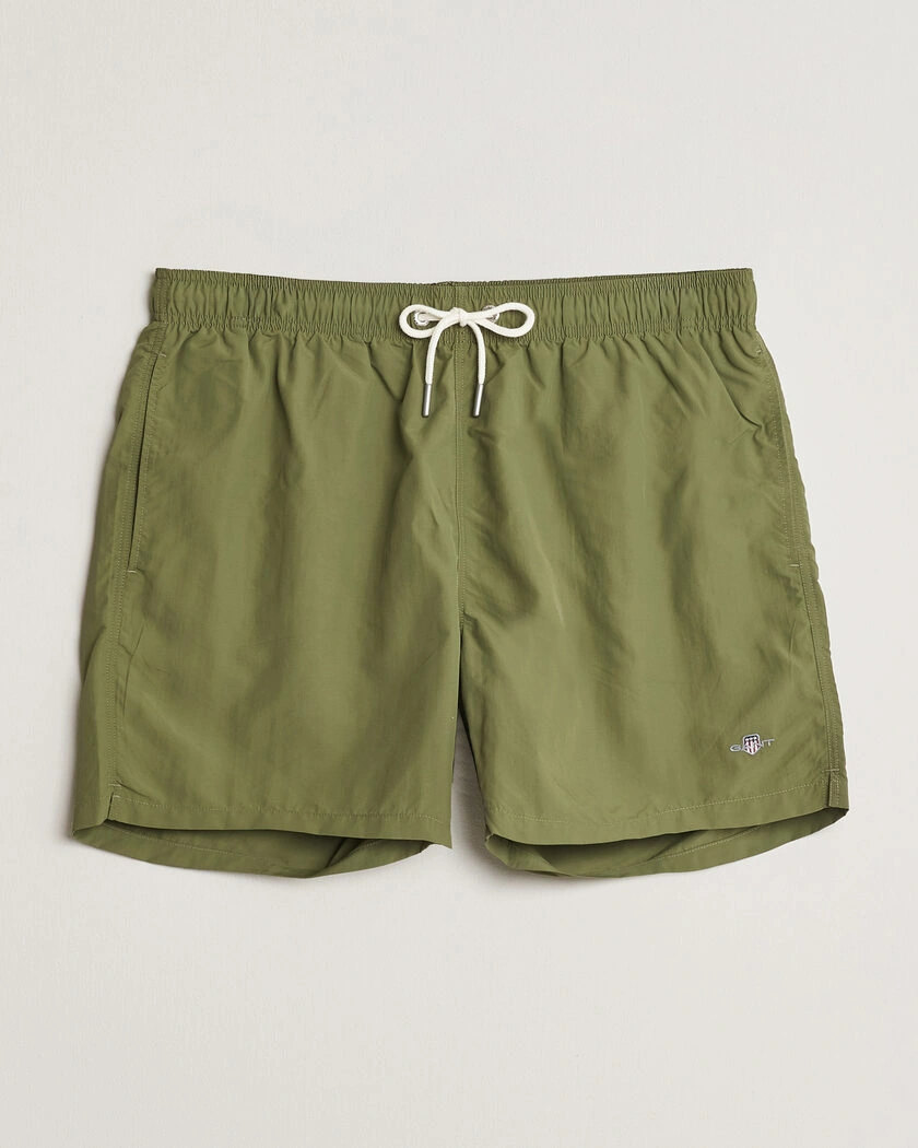 Gant Basic Swimshorts Dry Herb Green – Grön