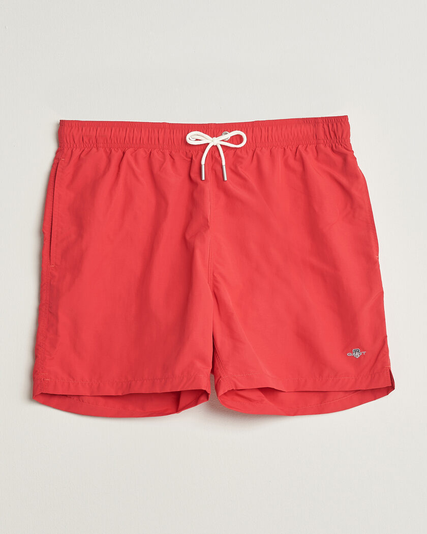 GANT Basic Swimshorts Rose Red – Röd