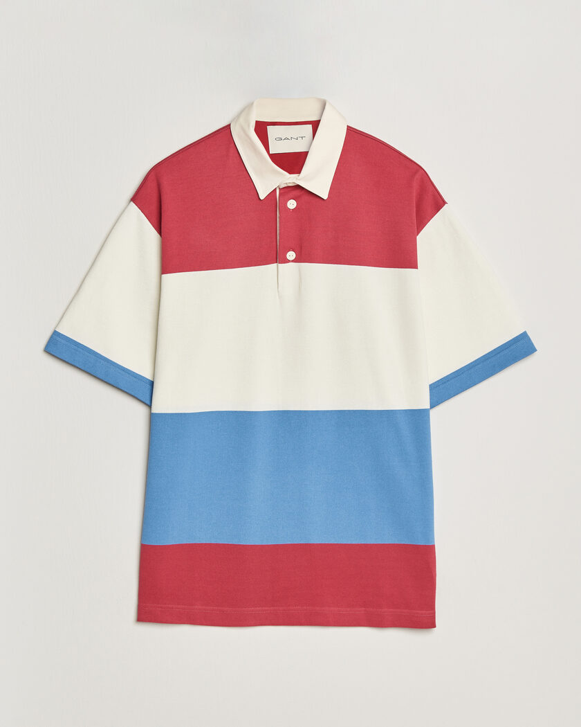 Gant Striped Short Sleeve Rugger Multi – Flerfärgad