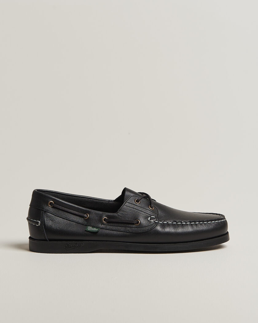 Paraboot Barth Boat Shoe Black – Svart