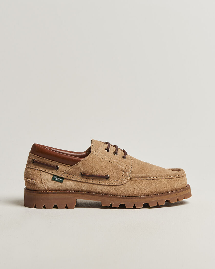  Paraboot Briac Moc Toe Derby Sand Suede