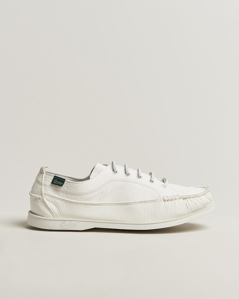 Paraboot Malibu Sneaker White Deerskin – Vit