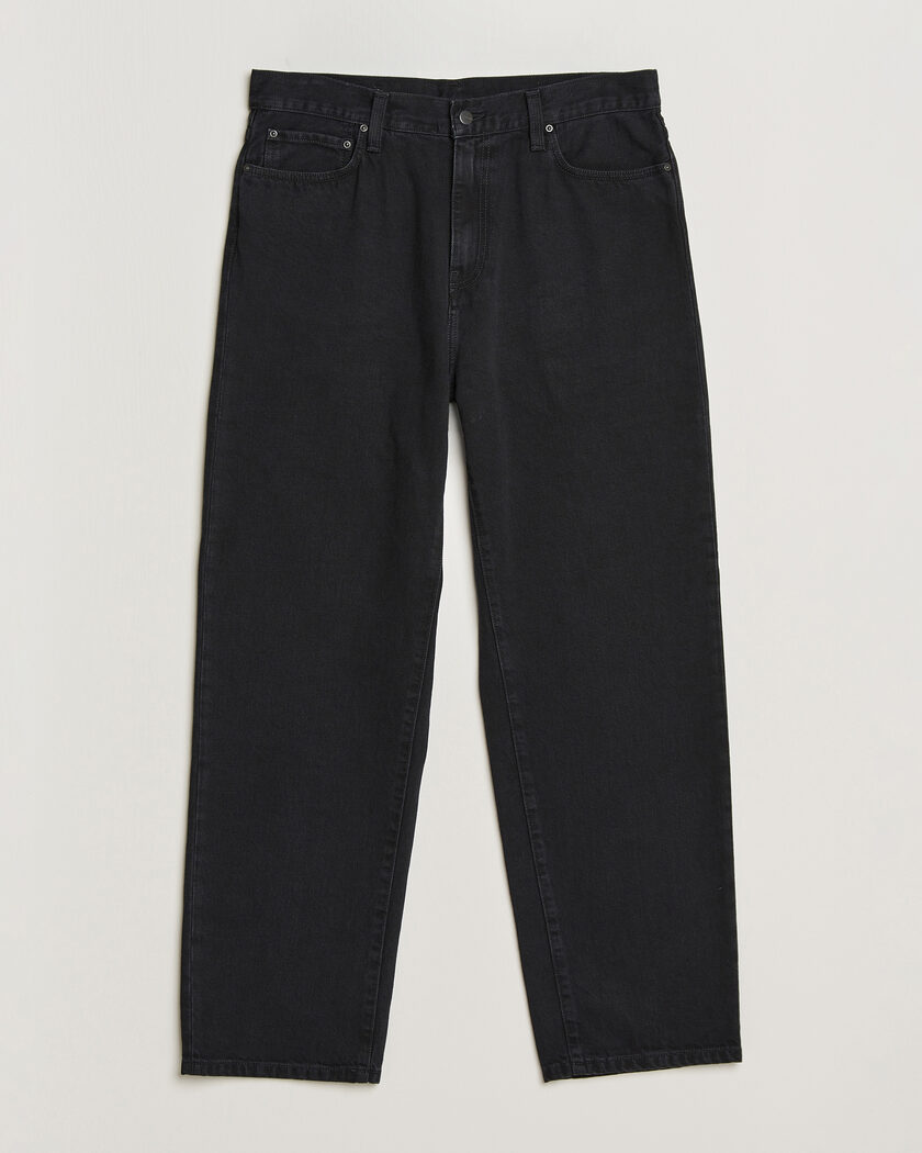 Carhartt WIP Aaron Pant Smith Denim Grey Stone Wash – Grå