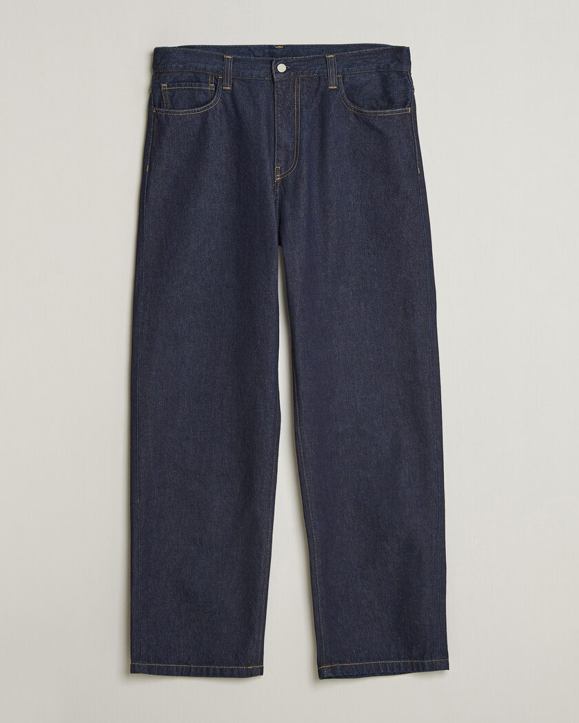 Carhartt WIP Landon Pant Robertson Denim Blue Rinsed – Blå