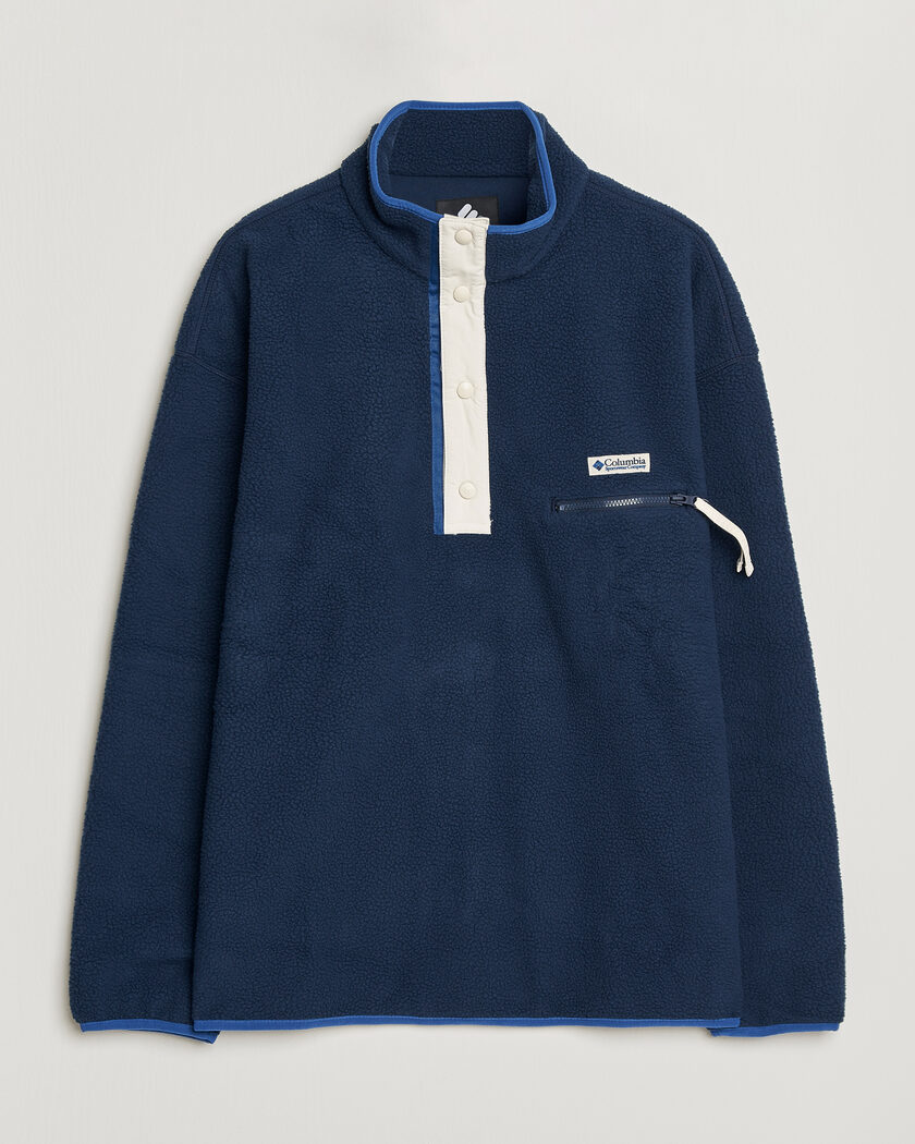 Columbia Helvetia II Half Snap Fleece Navy – Blå