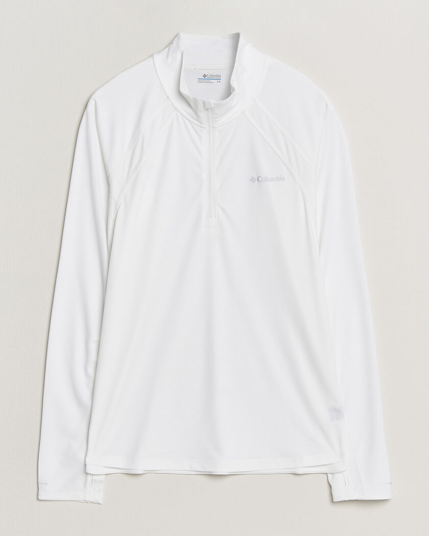 Columbia Stealth Spring Half-Zip T-Shirt White – Vit