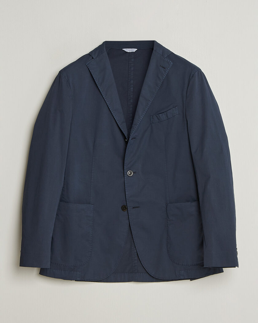 Boglioli K Jacket Supima Cotton Blazer Navy – Blå